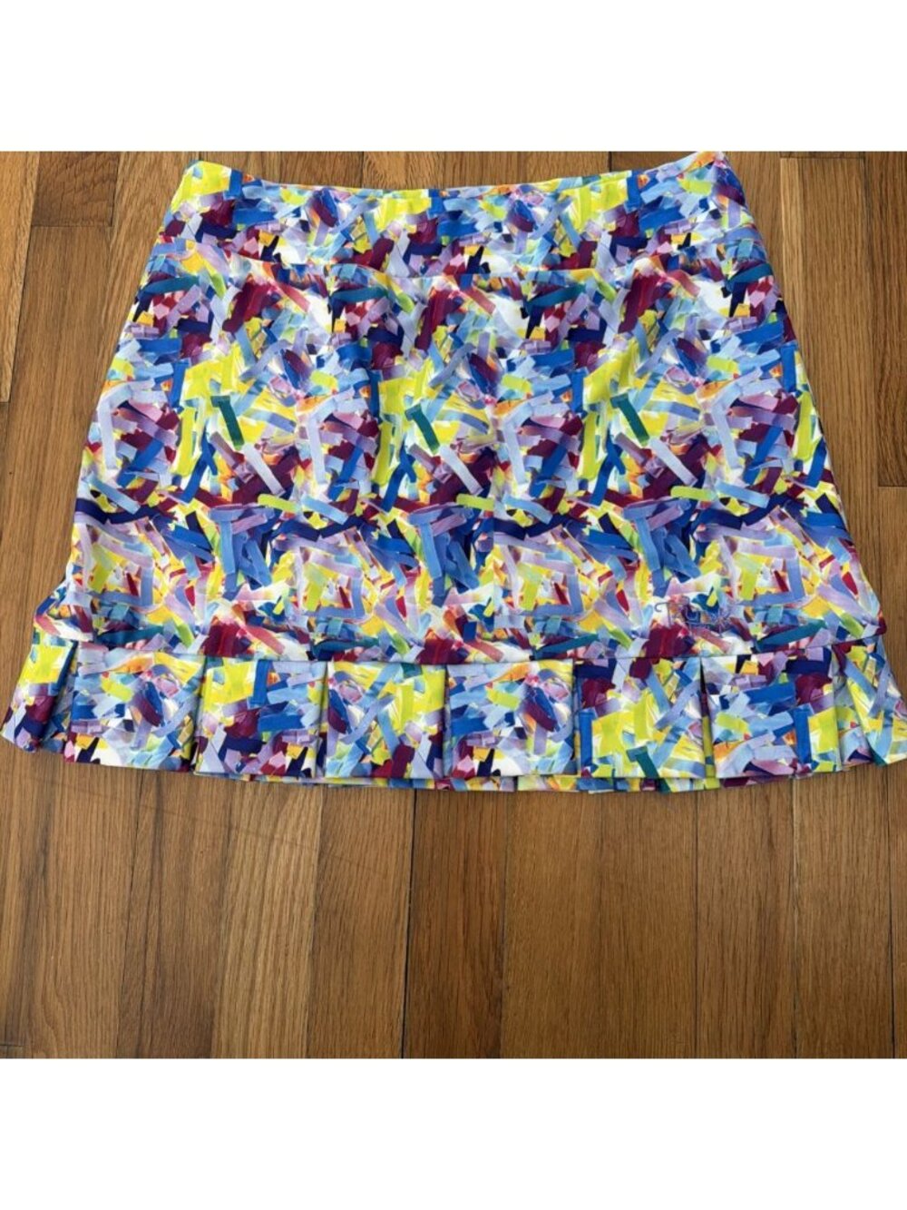 TZU TZU Skort Skirt Multicolor Tennis Pickleball Performance Size M (B13)